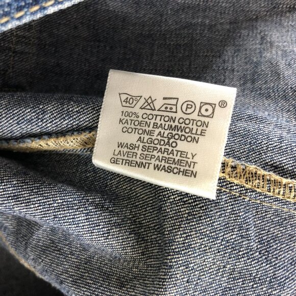 Cassis Womens Denim Jacket Vintage Retro Trucker Dark Wash Cotton 38 US M - Picture 4 of 5